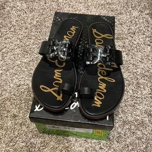 EUC Sam Edelman Eaden black leather sandals